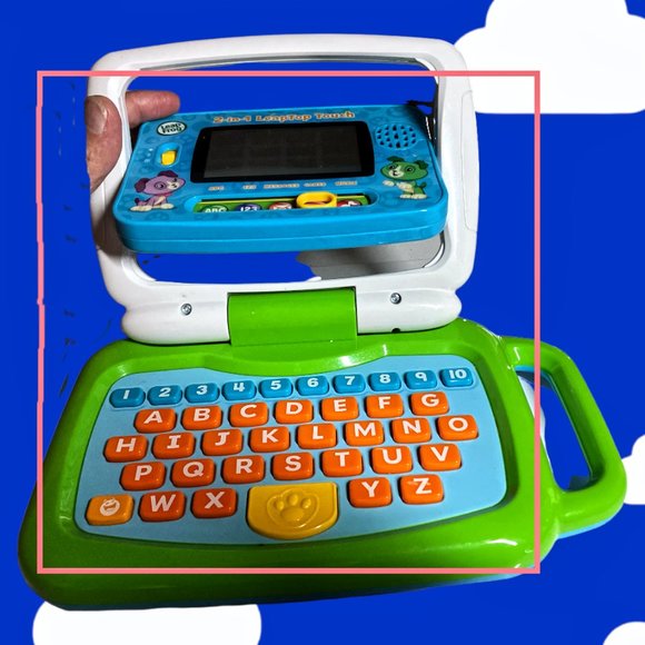 Leap Frog 2-in-1 Educational Toy Touch "My Own Leaptop" Tested Great Pre-Owned - Picture 3 of 10